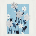 Okaidi Μπλούζα μακρυμάνικη με λουλούδια και πούλιες
