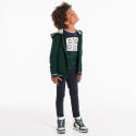 Okaidi Sweat-shirt a capuche "open mind"