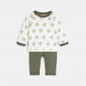 Obaibi Sweat tortue et pantalon vert bebe garcon