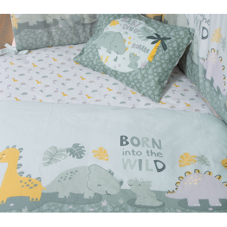 Σετ σεντόνια Nef-Nef Homeware Baby Dino 120 x 170 cm