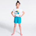 Okaidi T-shirt motif dauphin blanc fille