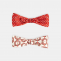 Okaidi Headband imprime (lot de 2) orange fille