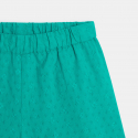 Okaidi Short leger en broderie anglaise vert fille