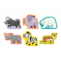Παζλ άγρια ζώα Oddy at Sea Shaped Puzzles 2+ ετών