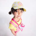 Okaidi Casquette a visiere imprimee jaune fille