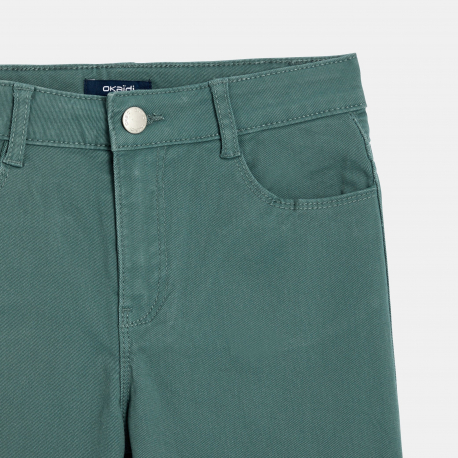 Okaidi Pantalon taille haute, large et court