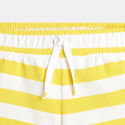 Okaidi Short en molleton raye jaune fille