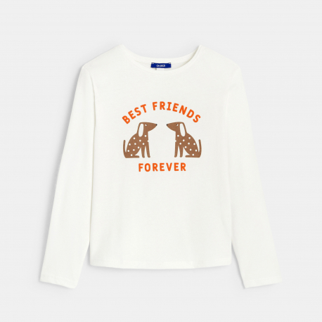 Okaidi Μπλούζα με μήνυμα best friends forever μπλε για κορίτσια