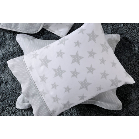 Σεντόνια DOWN TOWN BABY Starry Grey 125 x 175 cm σετ των 3