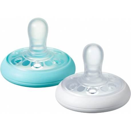 Πιπίλες Tommee Tippee Closer to nature Breast-like 6-18Μ, σετ των 2