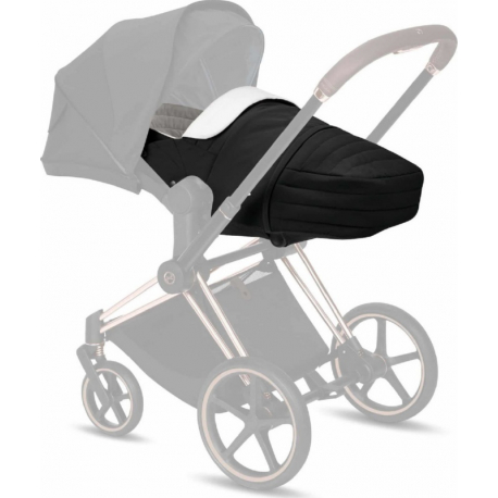 Ελαφρύ port-bebe 2 σε 1 για καρότσι Cybex Platinum Lite Cot Deep Black