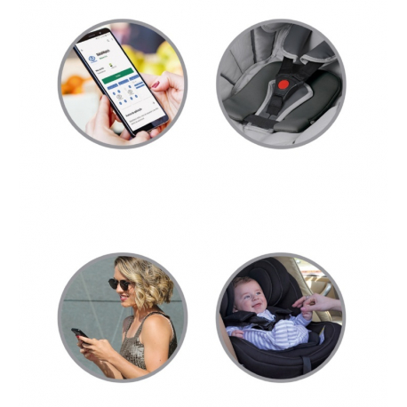 Έξυπνο μαξιλάρι καθίσματος αυτοκινήτου με συσκευή ανίχνευσης BEBECAR® BebeWatch