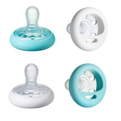Tommee tippee πιπίλες Closer to nature Breast-like 0-6Μ, σετ των 2