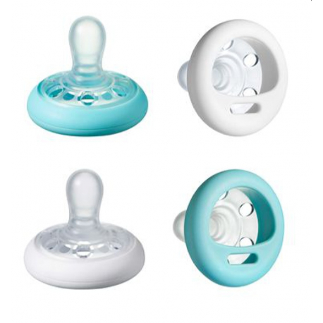 Πιπίλες Tommee Tippee Closer to nature Breast-like 0-6Μ, σετ των 2