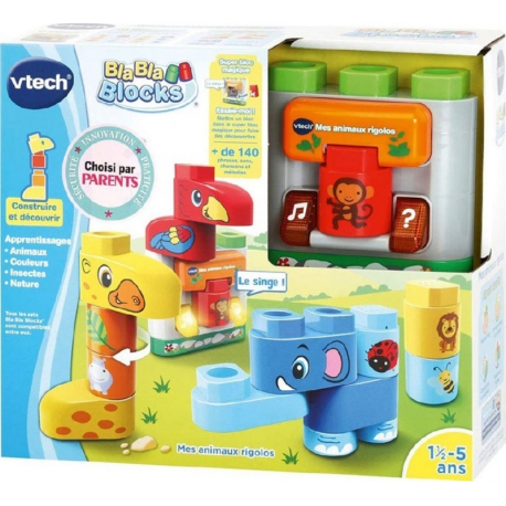 Σετ κατασκευής Vtech® Baby BlaBla Blocks Τα ζώα της σαβάνας