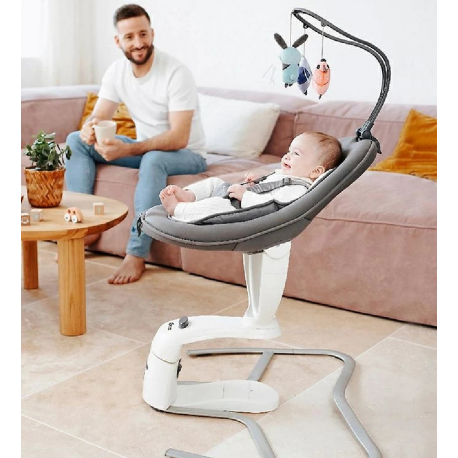 Ριλάξ με μουσική και δόνηση Babymoov Swoon Motion Zinc