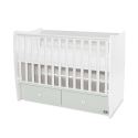 Βρεφικό κρεβάτι Lorelli® Matrix White - Milky Green