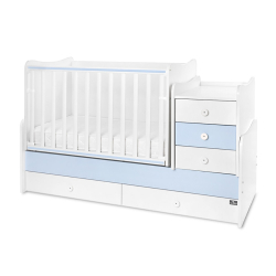 Πολυμορφικό κρεβάτι Lorelli® Multi White/Baby Blue