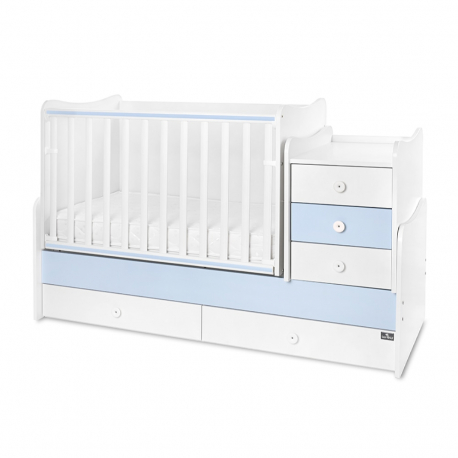 Πολυμορφικό κρεβάτι Lorelli® Multi White/Baby Blue
