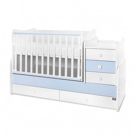 Πολυμορφικό κρεβάτι Lorelli® Multi White/Baby Blue