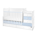Πολυμορφικό κρεβάτι Lorelli® Multi White/Baby Blue