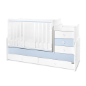 Πολυμορφικό κρεβάτι Lorelli® Multi White/Baby Blue