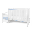 Πολυμορφικό κρεβάτι Lorelli® Multi White/Baby Blue