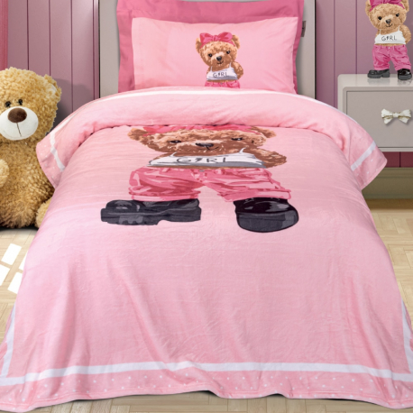 Κουβέρτα βελουτέ μονή Greenwich Polo Club® Baby Essential 8839