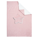 Κουβέρτα fleece αγκαλιάς Greenwich Polo Club® Baby Essential Ροζ-Λευκό