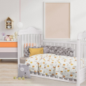 Κουβέρτα μουσελίνα αγκαλιάς Das® Baby Relax Λευκό-Πορτοκαλί