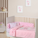 Κουβέρτα βελουτέ κούνιας Das® Baby Relax Ροζ