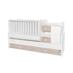 Πολυμορφικό κρεβάτι Lorelli® Mini Max White - Amber