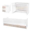 Πολυμορφικό κρεβάτι Lorelli® Mini Max White - Amber