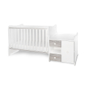 Πολυμορφικό κρεβάτι Lorelli® Mini Max White - Artwood