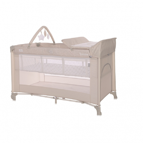 Παρκοκρέβατο 2 επιπέδων Lorelli® Torino Plus Fog Striped Elements