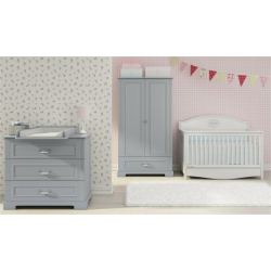 Ντουλάπα 2 φύλλων 180 cm Bellamy Ines Neutral Grey