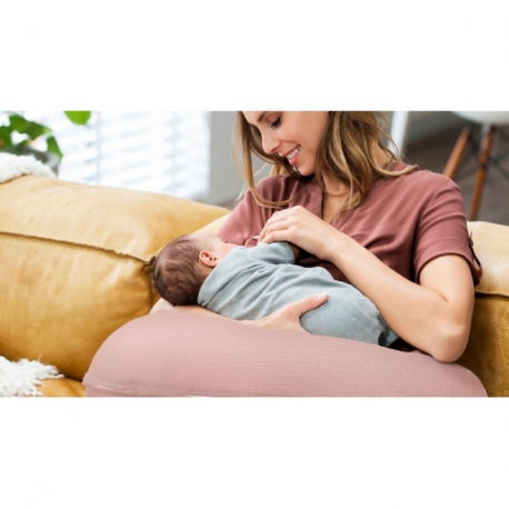 Μαξιλάρι εγκυμοσύνης &amp; θηλασμού Doomoo® Comfy Big Tetra Pink