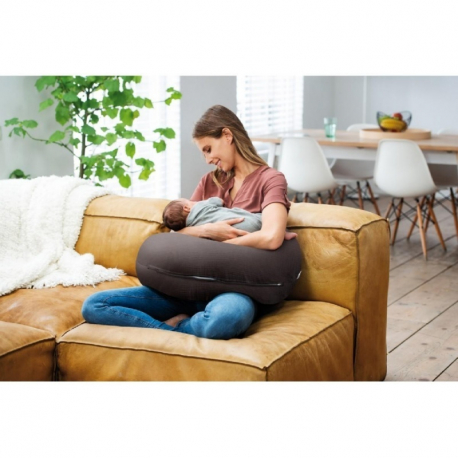 Μαξιλάρι εγκυμοσύνης &amp; θηλασμού Doomoo® Comfy Big Tetra Grey