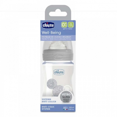 Chicco μπιμπερό Well Being 150 ml 0m+ (1τμχ)