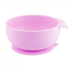 Chicco μπολ σιλικόνης με βεντούζα