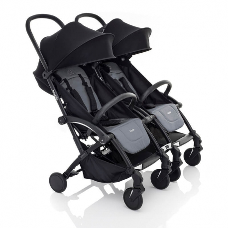 Σετ 2 καρότσια Bumprider Connect 3 Black - Grey Melange