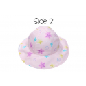 Καπέλο διπλής όψης με προστασία UV FlapJackKids Narwhal / Starfish 6-24 μηνών