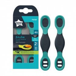 Tommee tippee μαλακά κουτάλια απογαλακτισμού Smushee™ σετ των 2