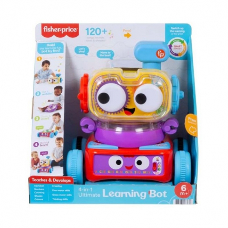 Εκπαιδευτικό ρομπότ 4 σε 1 Fisher-Price® Laugh &amp; Learn® Smart Stages™ HCK43