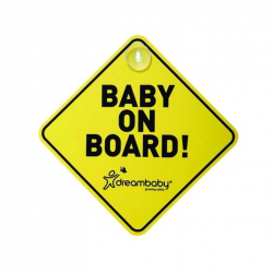 Dreambaby® σήμα αυτοκινήτου "Baby on Board"