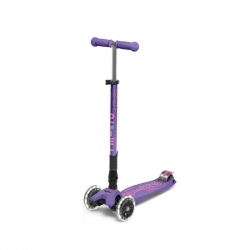 Αναδιπλούμενο παιδικό πατίνι Maxi Micro Deluxe Foldable Led Purple