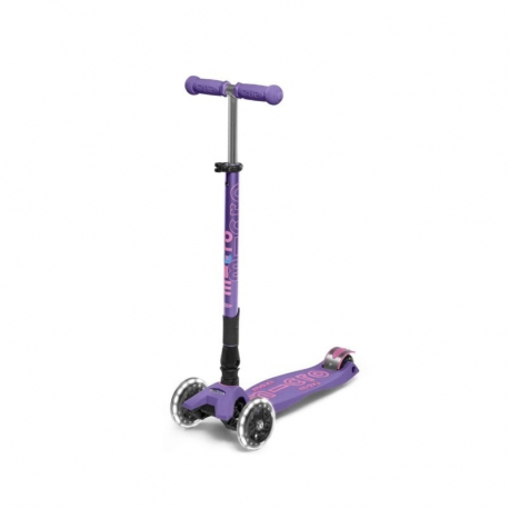 Αναδιπλούμενο παιδικό πατίνι Maxi Micro Deluxe Foldable Led Purple