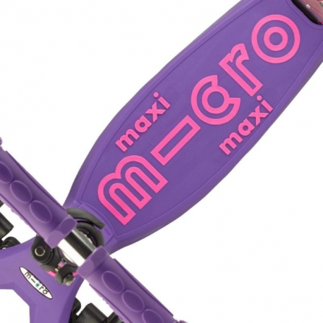 Παιδικό πατίνι Maxi Micro Deluxe Led Purple