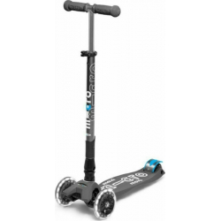 Αναδιπλούμενο παιδικό πατίνι Maxi Micro Deluxe Foldable Led Volcano Grey