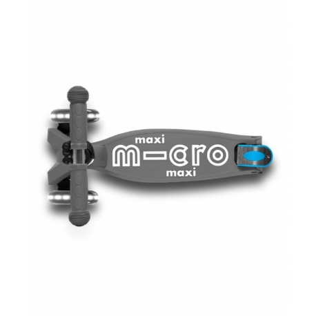 Αναδιπλούμενο παιδικό πατίνι Maxi Micro Deluxe Foldable Led Volcano Grey